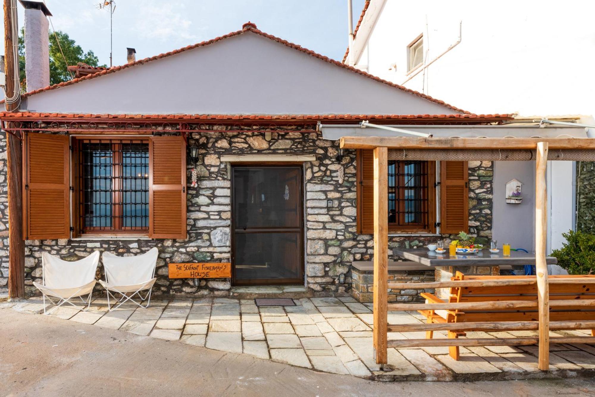 The Sea Front Fisherman'S House Kato Gatzea Bagian luar foto
